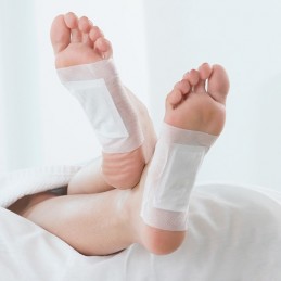 Detox Foot Patches Adesivos podais que ajudam a desintoxicar o corpo e estimulam o relaxamento dos músculos e dos tendões.