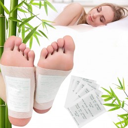 Detox Foot Patches Adesivos podais que ajudam a desintoxicar o corpo e estimulam o relaxamento dos músculos e dos tendões.