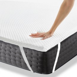 Eine Matratzenauflage verleiht Ihrer Matratze zusätzlichen Komfort und verlängert so ihre Lebensdauer.