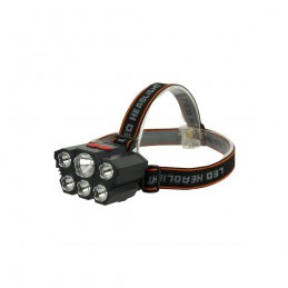This LED headlamp is waterproof and has a super bright light, thanks to its 6 powerful LEDs.