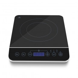 D'une puissance de 2000W, cette plaque à induction chauffe plus vite qu'une plaque de cuisson ou une cuisinière classique