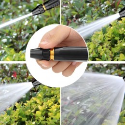 This fantastic washing kit adapts to a common hose and allows you to irrigate gardens, wash cars, walls, floors, etc...