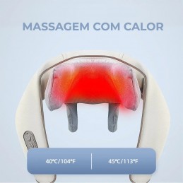 Projetado para oferecer uma experiência de massagem semelhante à realizada por mãos humanas