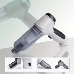 Sperimenta un nuovo livello di pulizia con questo mini aspirapolvere cordless multifunzionale.