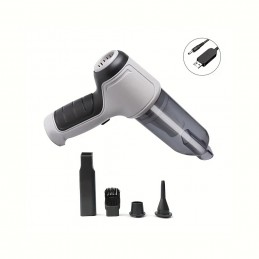 Sperimenta un nuovo livello di pulizia con questo mini aspirapolvere cordless multifunzionale.