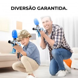 Desafia os teus amigos e diverte-te com esta Pistola elétrica de bolas de Gel, Um incrível brinquedo moderno, ideal para diversão ao ar livre