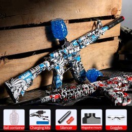 Défiez vos amis et amusez-vous avec ce pistolet à bille électrique à gel, un jouet moderne incroyable, idéal pour s'amuser en plein air.