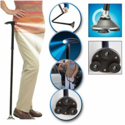 The Magic Cane is foldable with perfect grip. It is ideal for any age, adapts to any height