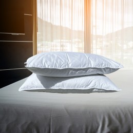 Discover the secret to a deep, restorative sleep, thanks to these Deluxe feather pillows.