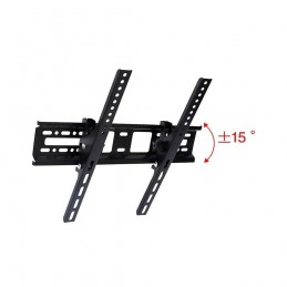 Este soporte de TV ultraplano e inclinable es ideal para ahorrar espacio en su hogar, ya que se encuentra a solo 50 mm de la pared.