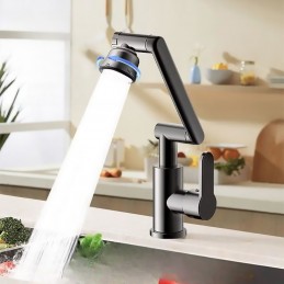 Ce fantastique robinet pivotant universel permet une rotation de 1080°, offrant commodité et facilité d'utilisation.