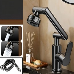 This fantastic universal swivel tap allows 1080º degree rotation, providing convenience and usability.