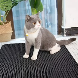 Une solution efficace et pratique pour garder propre la zone autour de la litière de votre chat.
