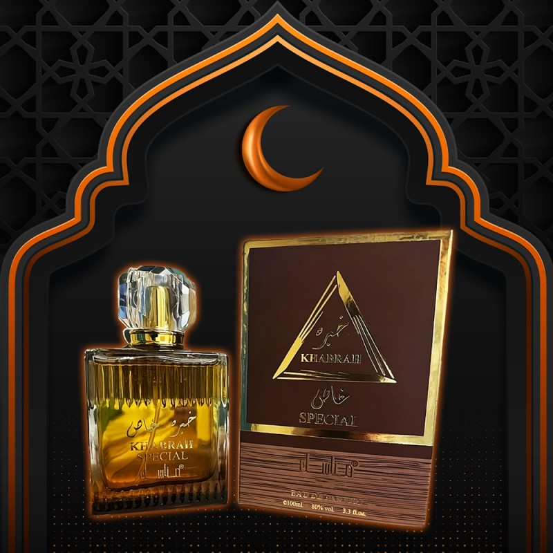 Perfume árabe unisex Khabrah - 100ml Descubra el misterio y la grandeza de Oriente con esta lujosa fragancia, que evoca las ricas tradiciones olfativas de Arabia.
