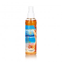 Genießen Sie den Sommer mit diesem unglaublichen Bräunungsöl aus Annatto, Hagebutte und Karotte und erhalten Sie eine strahlende und langanhaltende Bräune