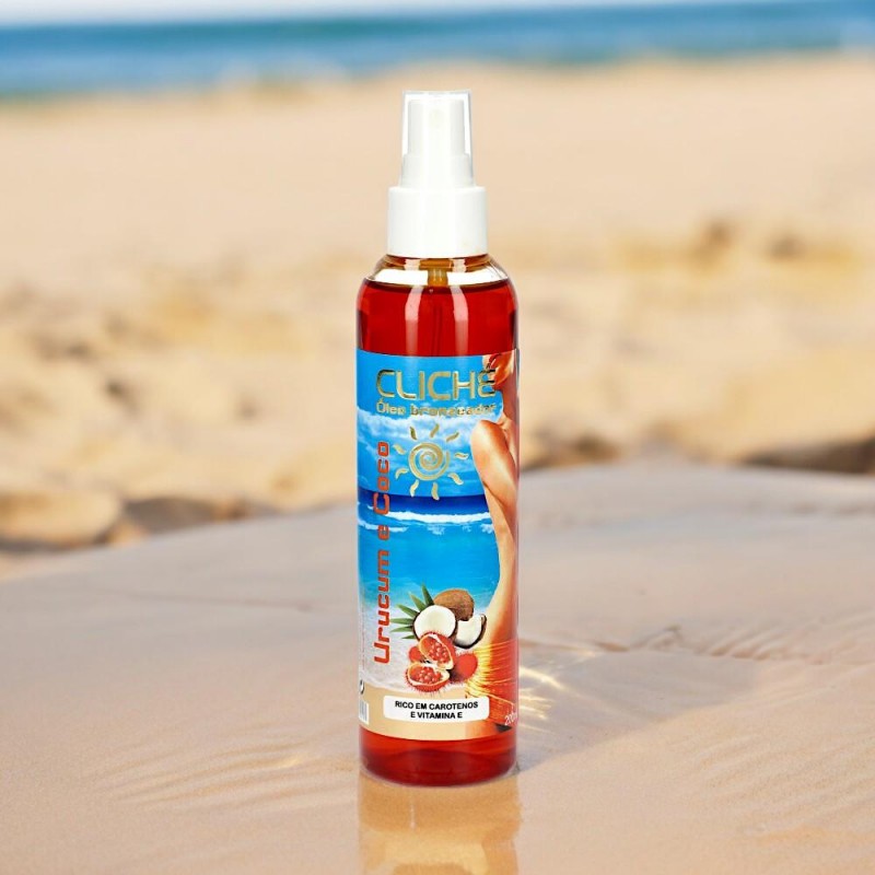 Annatto and Coconut Tanning Oil – 200ml Enjoy the summer with this incredible annatto and coconut tanning oil and get a radiant and long-lasting tan