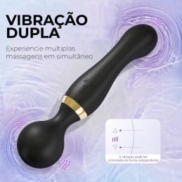 Este masajeador corporal proporciona vibraciones suaves pero vigorizantes para aliviar la tensión y promover la relajación.
