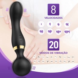 Dieses Körpermassagegerät erzeugt sanfte und dennoch belebende Vibrationen, um Verspannungen zu lösen und die Entspannung zu fördern.