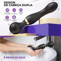 Este masajeador corporal proporciona vibraciones suaves pero vigorizantes para aliviar la tensión y promover la relajación.