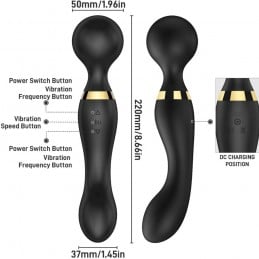 Este masajeador corporal proporciona vibraciones suaves pero vigorizantes para aliviar la tensión y promover la relajación.