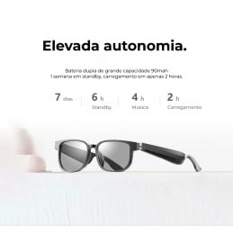 Estas gafas de sol inteligentes están diseñadas con características de vanguardia para brindar comodidad, conectividad y protección en un paquete elegante.