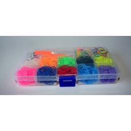 Esta caixa de plástico organizadora é a forma perfeita de separar cada cor