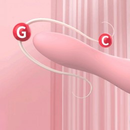 The massager flexes with your movements, providing continuous stimulation of the internal point