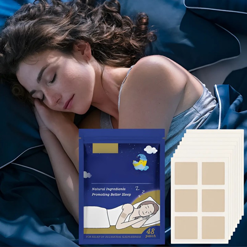 Herbal Sleep Patches - Pack of 48 Say goodbye to restless nights and welcome a peaceful, restful sleep thanks to these sleep patches