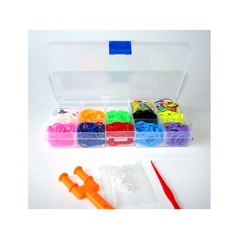Esta caixa de plástico organizadora é a forma perfeita de separar cada cor