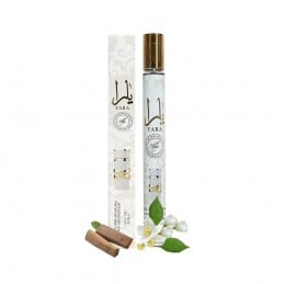 Un perfume árabe de 35 ml de la fragancia Lattafa Yara Moi, en una composición exótica y femenina que resalta la sofisticación y elegancia de la mujer moderna.