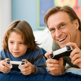 Here is the Retro Games Gamebox to connect to your TV, which includes the most popular games from the 80s, 90s and 2000s