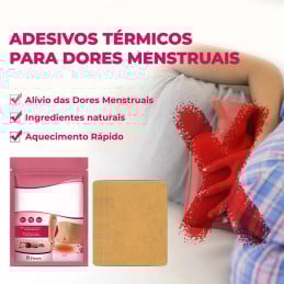 Diese Pflaster mit pflanzlichen Inhaltsstoffen wirken wie eine Wärmetherapie zur Linderung von Menstruationsschmerzen.