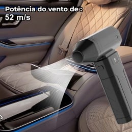 Este ventilador foi projetado para proporcionar circulação de ar de alta velocidade, garantindo uma brisa forte e consistente mesmo em espaços compactos