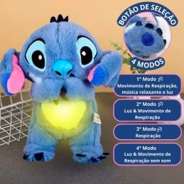Un adorabile peluche di Stitch con funzioni interattive che calma e culla i più piccoli fino a farli addormentare.