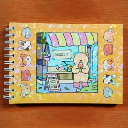 Livro de Colorir Infantil - Dessert Solte a imaginação das crianças com estes fantásticos livros de colorir, onde cada página ganha vida num universo de cor e fantasia