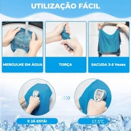 An original and innovative towel that will help you cool down after sports and exercise