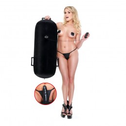 Adicione uma nova dimensão à brincadeira a solo ou aprimore a exploração a dois, graças a esta fantástica Almofada Portátil Erótica com Vibrador e Comando