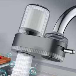 Purificateur d'eau du robinet au charbon actif - 2 en 1