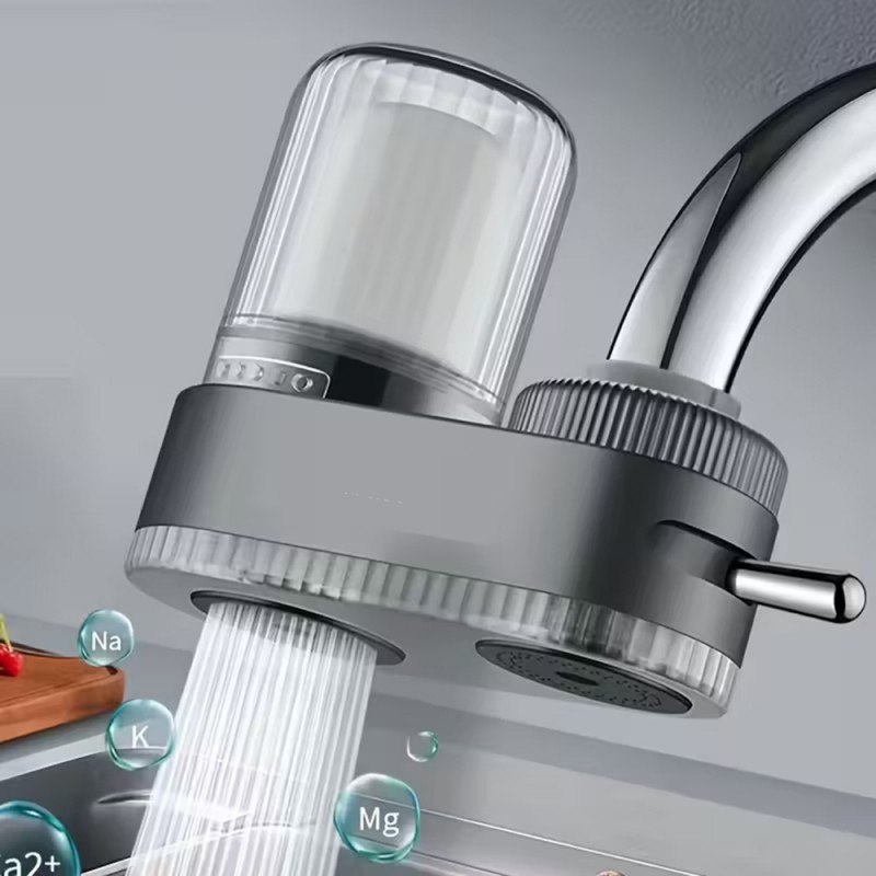 Leitungswasserreiniger mit Aktivkohle – 2 in 1 Es ist perfekt für Ihre Küche geeignet, hilft bei der Wasserreinigung, hält es frei von allen Bakterien und schützt Sie und Ihre Familie.
