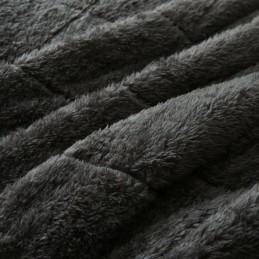 Manta terapéutica gruesa para dormir y relajarse, hecha de felpa y microfibra, que reduce el estrés y proporciona una sensación de abrazo y un sueño más tranquilo.