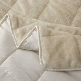 Coperta terapeutica pesante per dormire e rilassarsi, realizzata in peluche e microfibra, che riduce lo stress e dona una sensazione di abbraccio e un sonno più tranquillo.