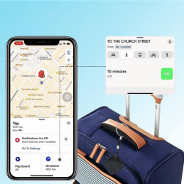 Ein fantastischer Objektfinder, der mit Apples eigener Apple-App finden kompatibel ist und somit eine günstigere Alternative zum AirTag darstellt.
