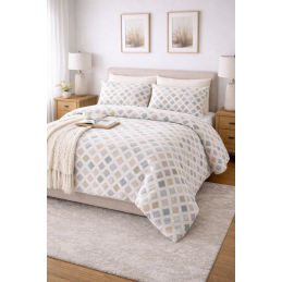 Jogos de Cama Térmico de Solteiro Estampado - 160 x 200