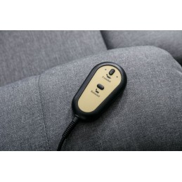 Poltrona - Seggiolone con effetto lifting, rivestimento in tessuto Questo divano è dotato di un sistema che consente di alzarlo e abbassarlo, consentendo alla persona di sedersi o alzarsi dal divano senza alcuno sforzo.
