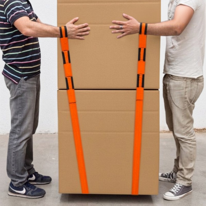 Lifting straps allow you to lift heavy objects in a more convenient and safe way.