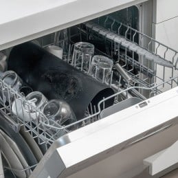 Pack de 2 esteiras reutilizáveis para forno e grelhador, livres de PFOA, recortáveis, antiaderentes e laváveis na máquina. Suportam até 265 ºC.