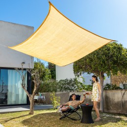 Toldo rectangular de 3 x 4 m con protección UV - 2 colores