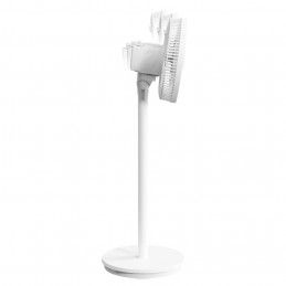 Ventilateur sur pied et de table 2 en 1 avec 60 W, 20 pales, 3 vitesses, oscillation automatique à 75° et débit d'air jusqu'à 5,2 m/s.