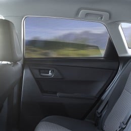 Protetores Solares para Automóvel com Proteção UV – Pack 2 Pack de 2 protetores solares universais para janelas traseiras do automóvel. Proteção UV, tecido respirável, privacidade e proteção contra insetos.