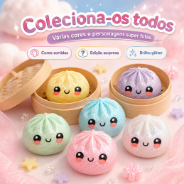 Scopri quale Lucky Dumpling riceverai! Una sorpresa morbida e lucida, con tanti colori da collezionare e la possibilità di trovare quella SUPER RARA.